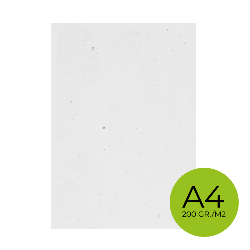 Unbedrucktes Samenpapier DIN A4 | 200 g/m²